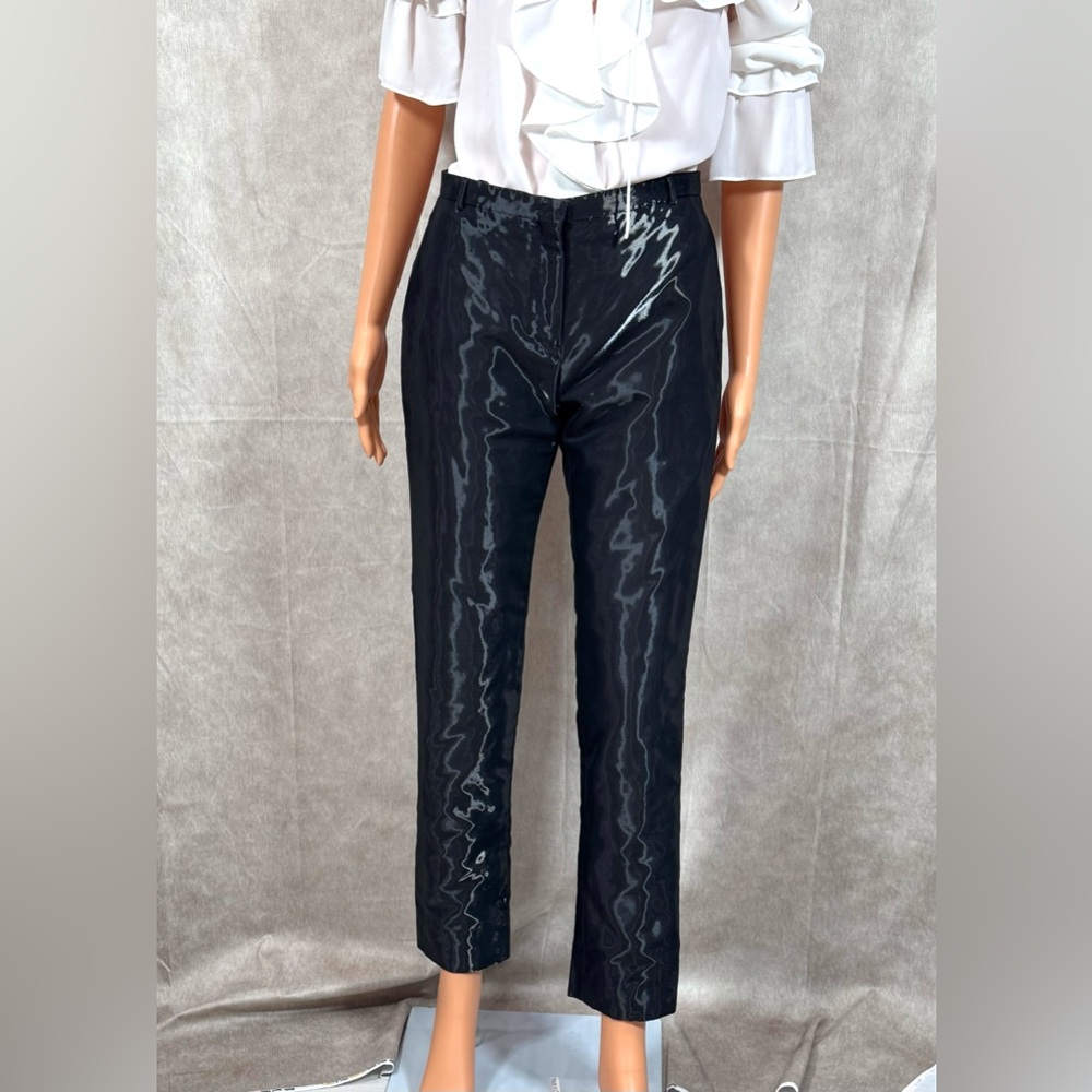Jil Sander Metallic High-Waisted Dress Pants